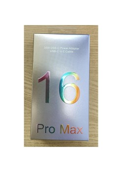Set Adaptor cu Cablu Inclus Compatibil cu Apple iPhone 16 Pro Max, USB-C Adaptor, USB -C to C cablu, Alb