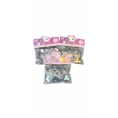 Jucarie Antistres Squishy, Flippy, cu Revenire Lenta, Model Cat Paw, 12.5x10.5 cm, 220g, Ambalaj Transparent, Culori Diferite