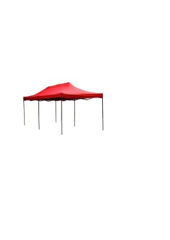Cort Pavilion 3x6m Roșu Pliabil cu Cadru Metalic – Pentru Curte, Grădină și Evenimente