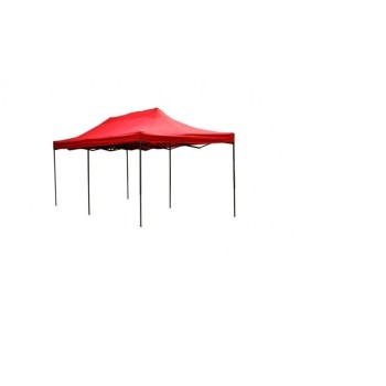 Cort Pavilion 3x6m Roșu Pliabil cu Cadru Metalic – Pentru Curte, Grădină și Evenimente