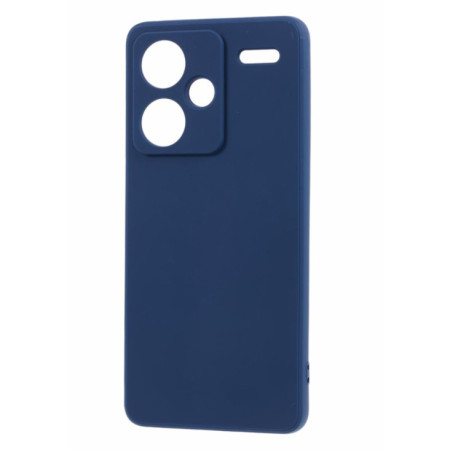 Husa de Protectie, Flippy, pentru Xiaomi Redmi Note 13 Pro Plus 5G, Liquid Silicone, cu Microfibra pe Interior, Protectie Antisoc, Compatibil Incarcare Wireless, Albastru