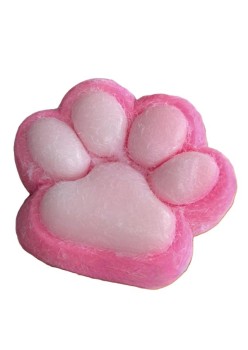 Jucarie Interactiva Squishy, Flippy, Model Cat Paw, Revenire Lenta, din TPR, +3 Ani, 7.5 cm, Textura Puf, Roz