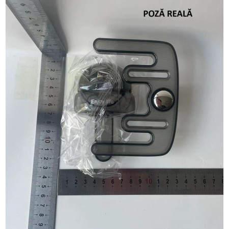Suport pentru Incaltamintea de Casa, Flippy, fara Perforare, Montare pe Perete, Prindere Adeziva, 11.6x11x4.8cm, Gri Transparent