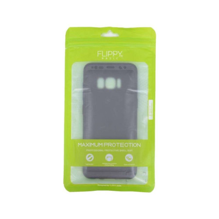 Husa Samsung Galaxy S10 Plus Full Cover 360 Negru + Folie de protectie