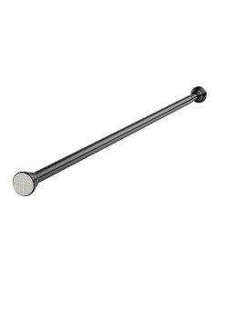 Bara Telescopica Multifunctionala, Flippy, din Otel Inoxidabil, Utilizare Universala, Retractabila 107 - 195 cm, Fara Perforare Perete, Negru