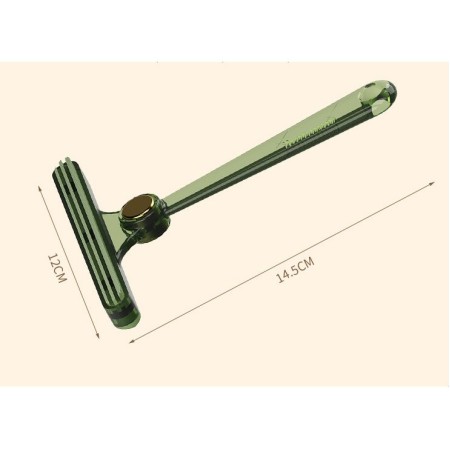 Perie de Indepartare a Scamelor, Flippy, pentru Haine si Par de Animale, cu Doua Fete, Manual, Multifunctional, 12x14.5 cm, Accesoriu pentru Casa, Verde