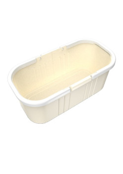 Galeata pentru Mop Plat, Flippy, 45 x 25 x 17.8 cm, Compatibilia cu Mop, 37 x 15 cm, Galben
