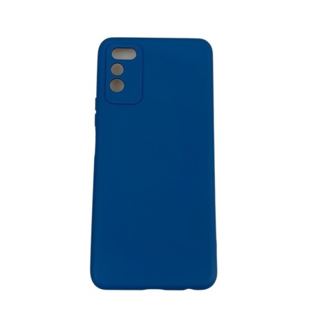 Husa protectie compatibila cu Huawei Nova 5T Liquid Silicone Case Albastru inchis