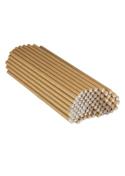 Set 100 Paie, Flippy, din Hartie, 20 cm, Model Uni, Kraft