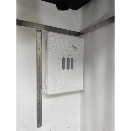 Suport Ergonimic pentru Picioare, Flippy, Plastic, cu Role de Masaj pentru Talpi, pentru Birou, Usor de Transportat, Detasabil, 33.5x24x12 cm, Alb