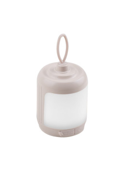 Mini Lampa LED de Camping, Flippy, pentru Aer Liber, Reincarcabila USB Type C, 3 Trepte de Lumina, Portabila, 13.8 x 6.5 cm, 5V, Alb