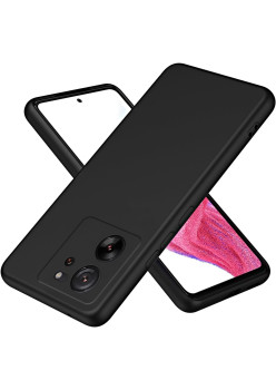 Husa de Protectie, Flippy, pentru Xiaomi Redmi 13T, Liquid Silicone, cu Microfibra pe Interior, Protectie Antisoc, Compatibil Incarcare Wireless, Negru
