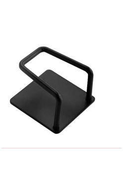Organizator bucatarie Flippy cu adeziv, carlig-suport pentru burete, accesorii bucatarie, 5x5x3,5 cm, otel inoxidabil, negru