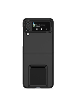 Husa de protectie Flippy, Pliere Tridimensionala, Multifunctionala, PC, pentru Samsung Galaxy Z Flip 5, Negru