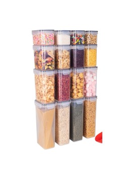 Set 16 cutii de depozitare pentru bucatarie, Flippy