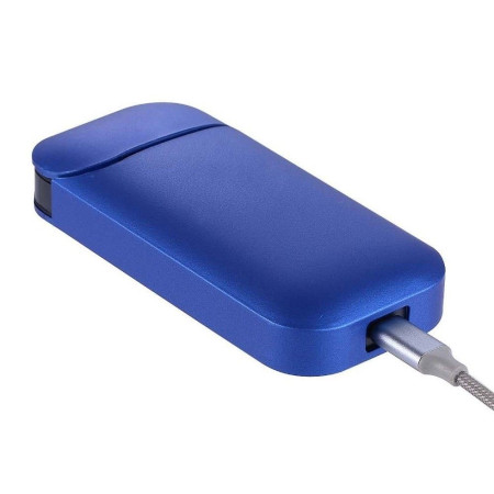 Husa Flippy pentru IQOS 2.4 Plus, Capac de Protectie, Anti Soc si Zgarieturi, Full Body, din Plastic, 11.5 x 5 x 2.3 cm, Albastru