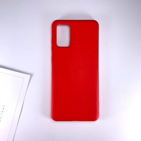 Husa protectie Flippy compatibila cu Samsung Galaxy S21 Ultra Liquid Silicone Case Rosu