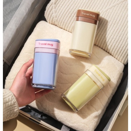 Cana de Depozitare pentru Calatorie, Flippy, Portabila pentru Accesorii Cosmetice, Cutie de Depozitare pentru Periute, 13 x 6.8 x 6 cm, Maro deschis