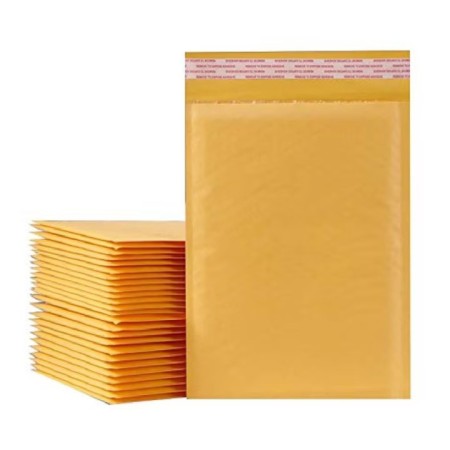 Plic Antisoc cu Bule F16 – 240 x 350 + 40 mm, Maro, Fara Logo, 25.3g, Hartie Kraft, Autoadeziv, Protectie Obiecte Fragile