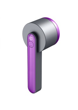 Aparat Pentru Curatat Scame, Par Si Praf, Flippy, Trimmer pentru Diferite Tipuri De Material, Cu Lame Din Otel Inoxidabil, Maner Ergonomic, Incarcare Prin USB, Negru Mov
