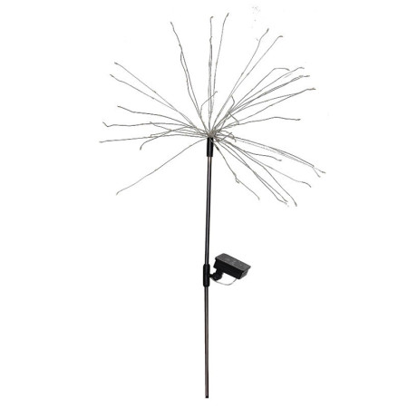 Lampa solara sub forma de artificii, 120 LED-uri, alb cald, Flippy