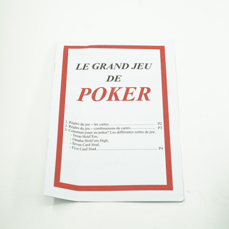 Set de Poker Complex cu 200 de jetoane Flippy, Include 2 seturi de carti, Texas Hold`em set, portabil, cutie depozitare