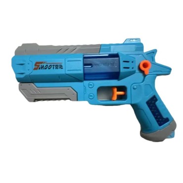 Pistol Manual cu Apa, Flippy, Jucarie Pistol cu Apa Sigur Pentru Copii, Design Nou S-Shooter Atractiv, 23 x 14.5 cm, Albastru