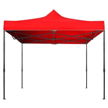Cort pliabil pentru Evenimente, cadru metalic pentru curte si gradina, 2x3 m, Rosu, Flippy