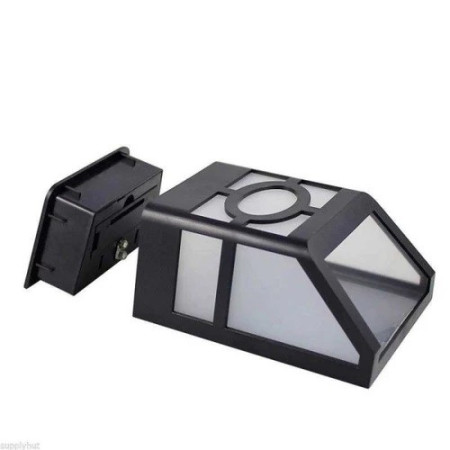 Lampa solara cu senzor Geometric, IP65, Lumina Alb rece, Flippy