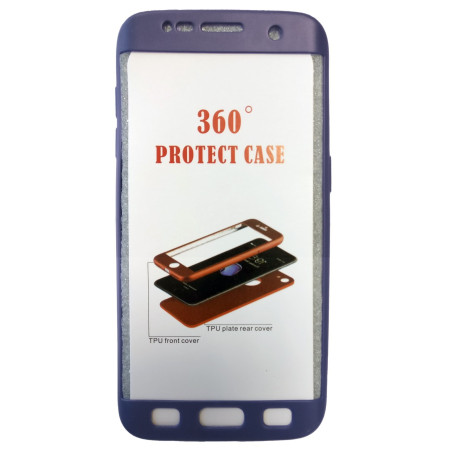 Husa Samsung Galaxy S7 Edge Full Silicone Albastru