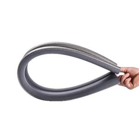 Banda de Izolare a Usii, Flippy, Banda Anti-Curent, Anti-Zgomot, Anti-Praf, Opritor Izolator, 90cm, Gri