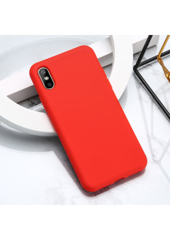 Husa de Protectie, Flippy, pentru Apple iPhone 16, Liquid Silicon, Rosu