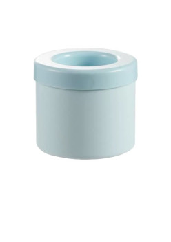 Tava de Gheata din Silicon cu Capac, Flippy, Forma de Gheata pentru Racirea Bauturilor, in Forma de Frapiera, Silicon fara BPA, Cuburi de Gheata, 9x8.5x8 cm, Albastru