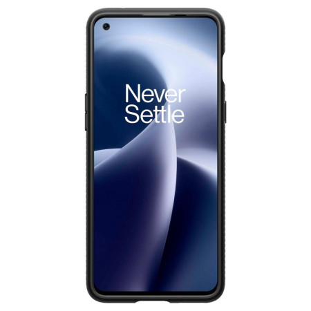 Husa Liquid Fiber compatibila cu Oneplus Nord 2T 5G, Flexibila, Air G, Black