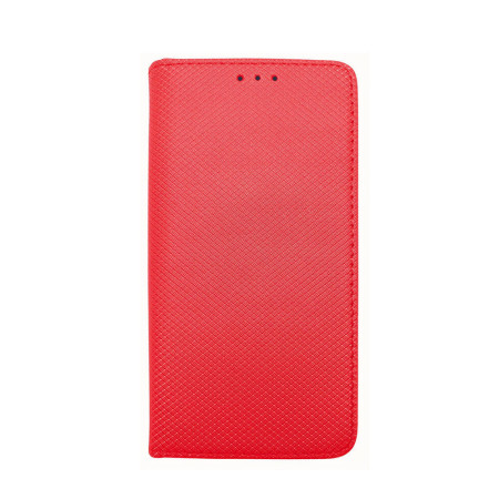 Husa pentru Samsung A02S Flip On Smart Magnet, Rosu