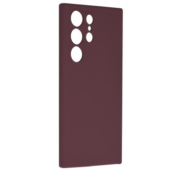 Husa Soft Edge compatibila cu Samsung Galaxy S23 Ultra, Antiamprenta, Interior Microfibra, Camera Extra Pro, Violet