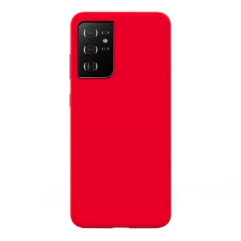 Husa compatibila cu Samsung Galaxy S22 Ultra, Matte Efect, Pro iSlim HTPMAG®, Rosu