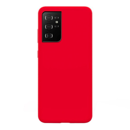 Husa compatibila cu Samsung Galaxy S22 Ultra, Matte Efect, Pro iSlim HTPMAG®, Rosu