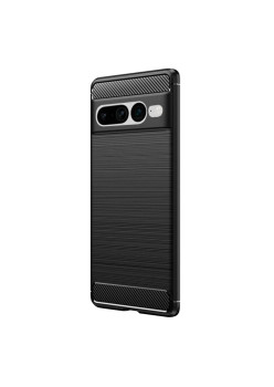 Husa compatibila cu Google Pixel 7 Pro TPU Carbon, Negru