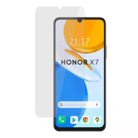 Folie sticla securizata compatibila cu Huawei Honor X7, N.1, 2.5D, 9H, Case Friendly, Edge Boss, Transparenta
