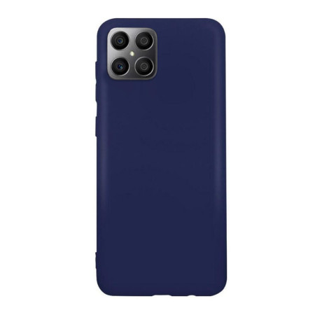 Husa compatibila cu Honor X8 Matte Efect, Camera Ultra Safe, HTPMAG, Albastru
