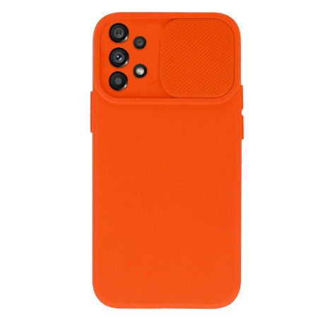 Husa protectie spate si camera foto compatibila cu Samsung Galaxy A33, Privacy CamShield, Interior Microfibra, Portocaliu