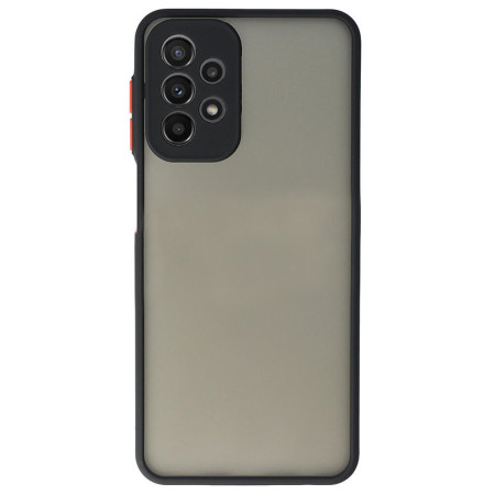 Husa compatibila cu Samsung Galaxy A23 5G, Protectie Camera, Slim Matt, Negru