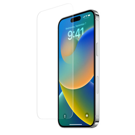 Folie sticla securizata compatibila cu Apple Iphone 14 Pro Max, N.1, 2.5D, 9H, Case Friendly, Edge Boss, Transparenta