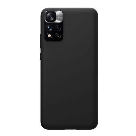 Husa compatibila cu Xiaomi Redmi Note 11 Pro Plus 5G, Matte Efect, Camera Ultra Safe, HTPMAG, Negru