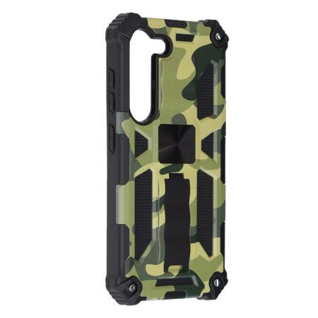Husa Blazor compatibil cu Samsung Galaxy S23, Magnet Auto si Suport Telefon, Ultra Grip, Super Protect, Lime