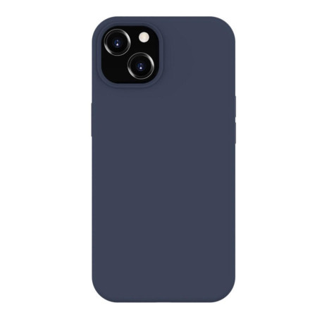 Husa compatibila cu Apple iPhone 14 Plus, Matte Efect, Camera Ultra Safe, HTPMAG, Albastru