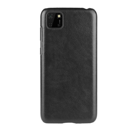 Husa Huawei Y5p Litchi Skin Leather, Black