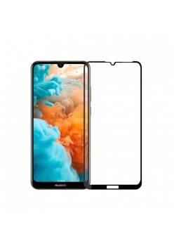 Foli de sticla securizata 5D pentru Huawei Y6 2019, Black