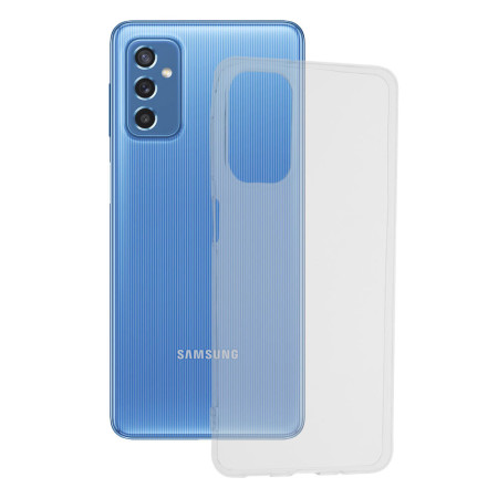 Husa iSlim compatibila cu Samsung Galaxy M52 5G, Cristal HTPMAG, Flexibila, 324.78 Transparent